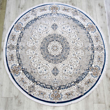 Ковер Avangard 36980X DAIRE BLUE / BLUE круг