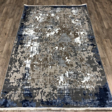 Турецкий ковер Elite Carpet OTTO 20029A (Полиэстер, бежевый, синий)