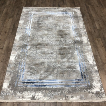Турецкий ковер Elite Carpet OTTO 30004A (Полиэстер, серый)