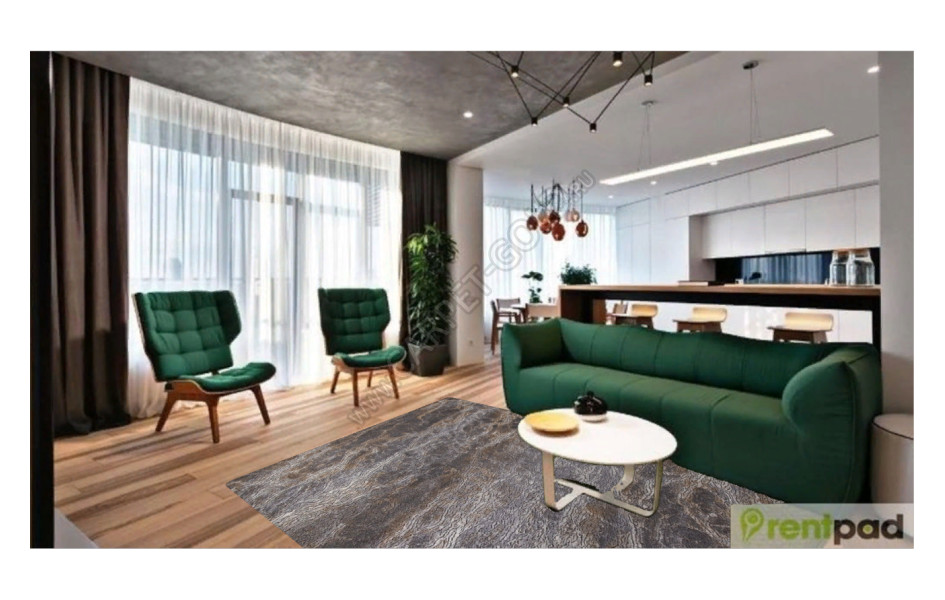 Ковер российский D777 BEIGE GRAY - коллекция SERENITY