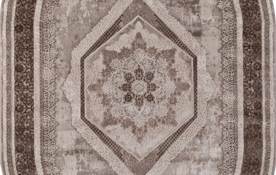 Ковер 04037A - BROWN / BROWN - Овал ARMINA