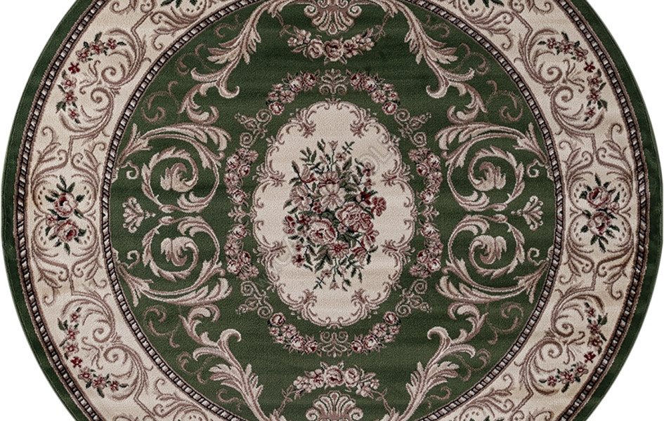 Ковер D066 - GREEN - круглый COLIZEY