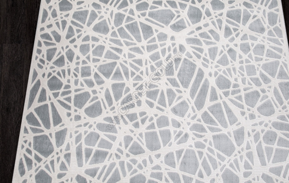 Российский ковер D967 - BLUE-CREAM - Прямоугольник - коллекция MIRANDA