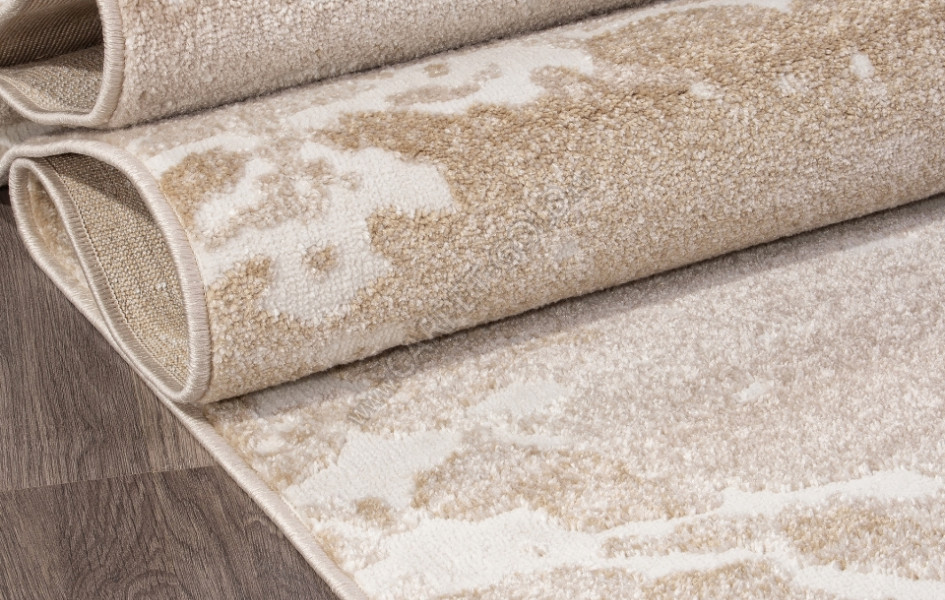 Российский ковер D976 - BEIGE - Прямоугольник - коллекция NATUREL