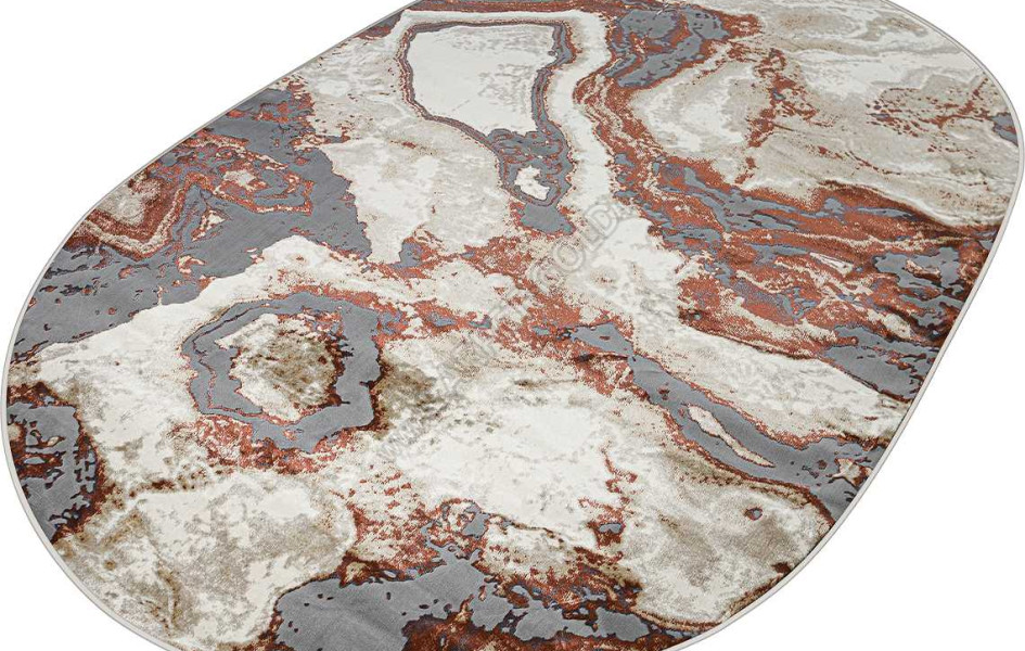 Турецкий ковер Regnum 37601A OVAL TERRA / L.BEIGE