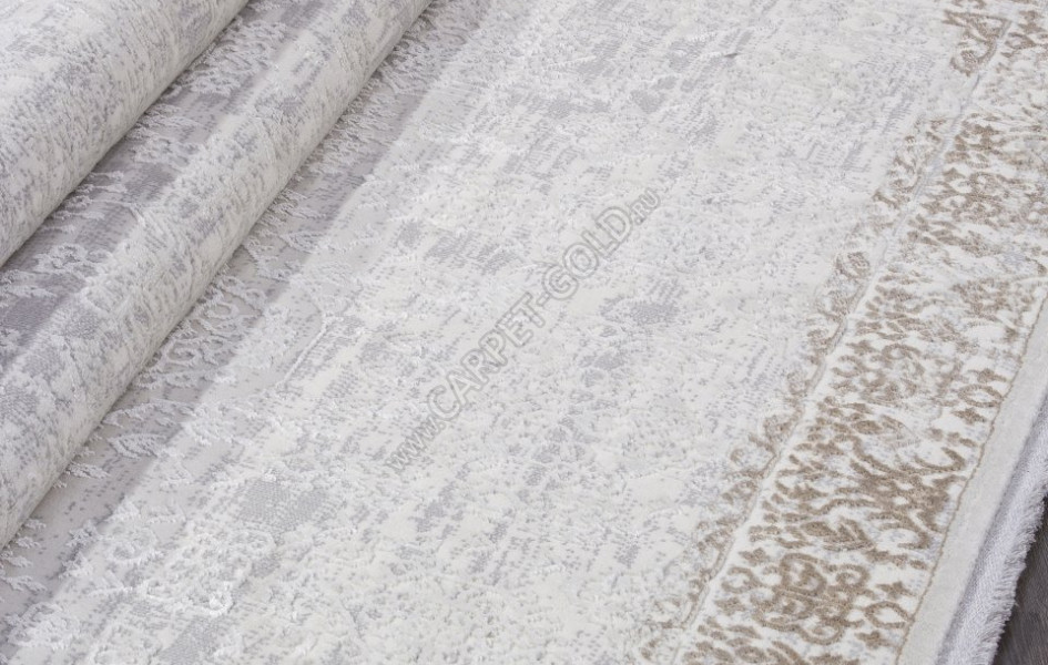 Ковер 07402A - CREAM FDY / CREAM FDY - Прямоугольник - коллекция ASADU