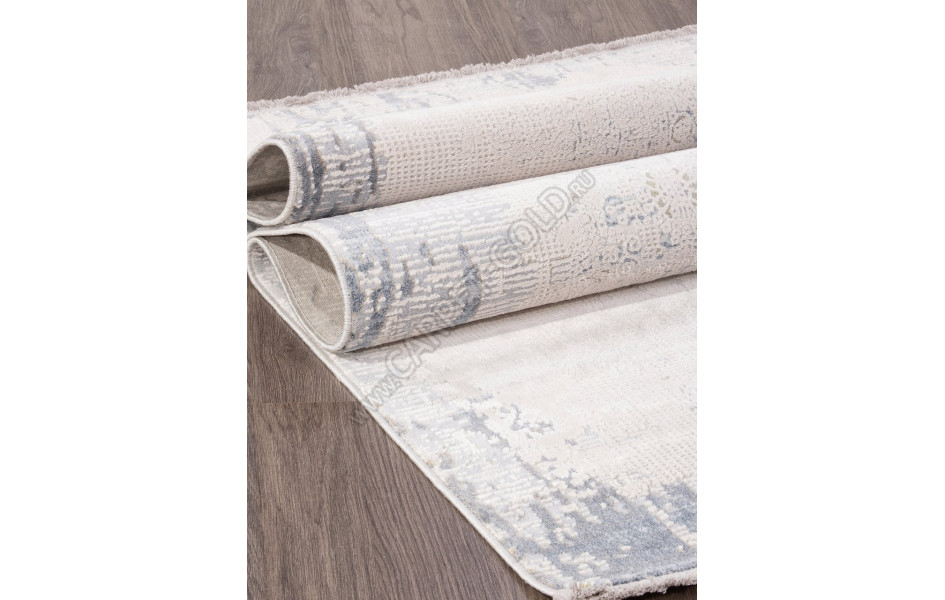 Ковер C545AG - L.GREY / BLUE - Прямоугольник - коллекция PERLA