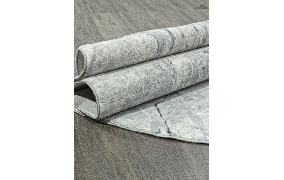Ковер GL071G - GREY / GREY - Овал - коллекция NENSI