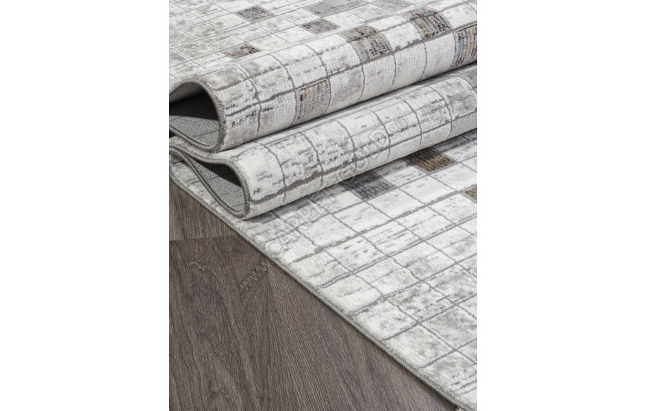 Ковер PN040G - GREY / GREY - Прямоугольник - коллекция PANAMA