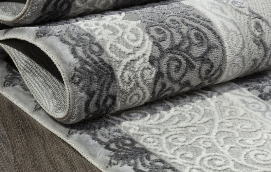 Ковер GL074G - GREY / GREY - Прямоугольник - коллекция NENSI