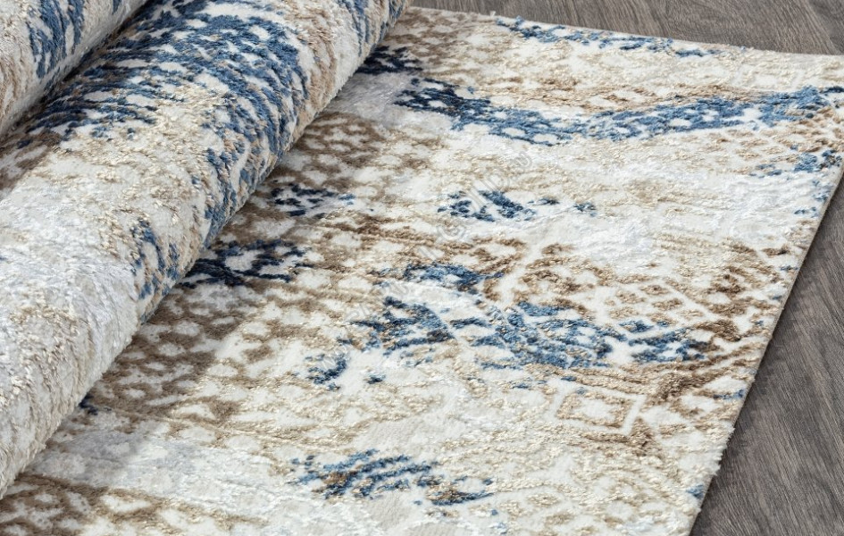 Ковер O1699 - 630 CREAM / BLUE - Прямоугольник - коллекция ANTEP
