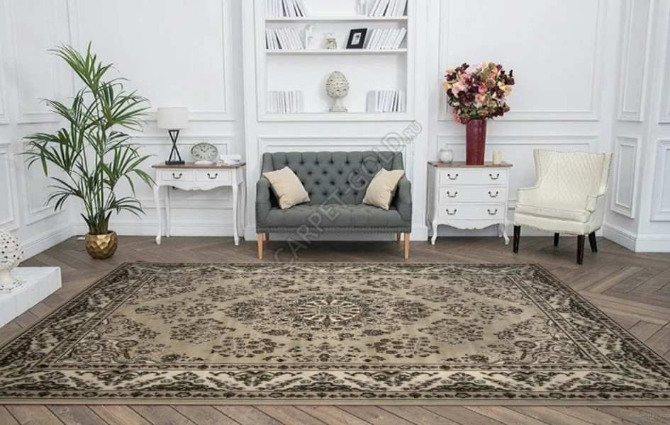 Ковер D285 - BEIGE - Прямоугольник - коллекция GAVANA