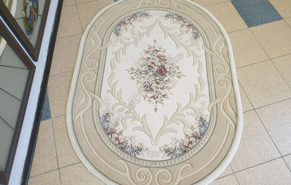 Молдавский шерстяной ковер Premium 2518-2-51053 Oval